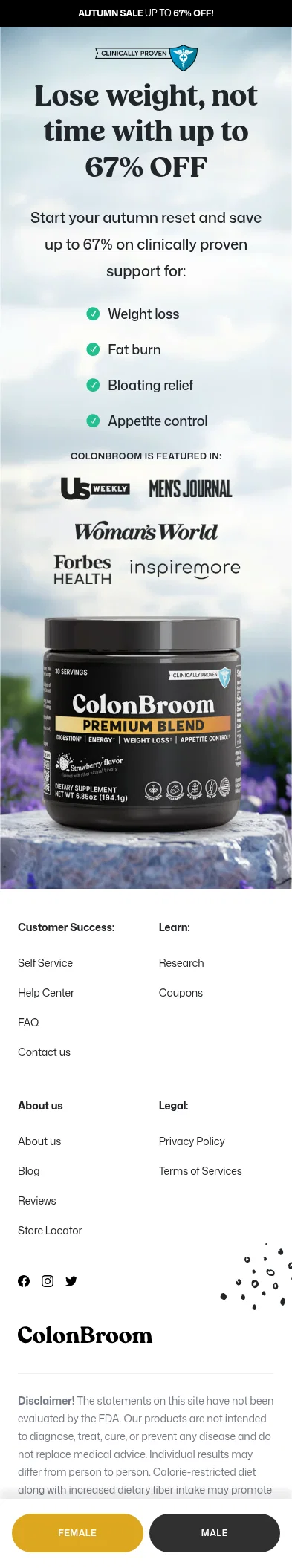 colonbroom.com/premium/quiz on mobile