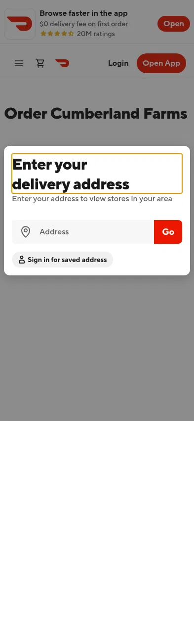doordash.com/browse/list/312b3119-ecf4-4aa6-9779-341f6674e41a on mobile, full screenshot