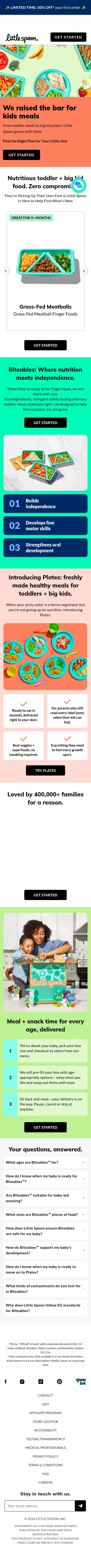 littlespoon.com/biteables-and-plates on mobile