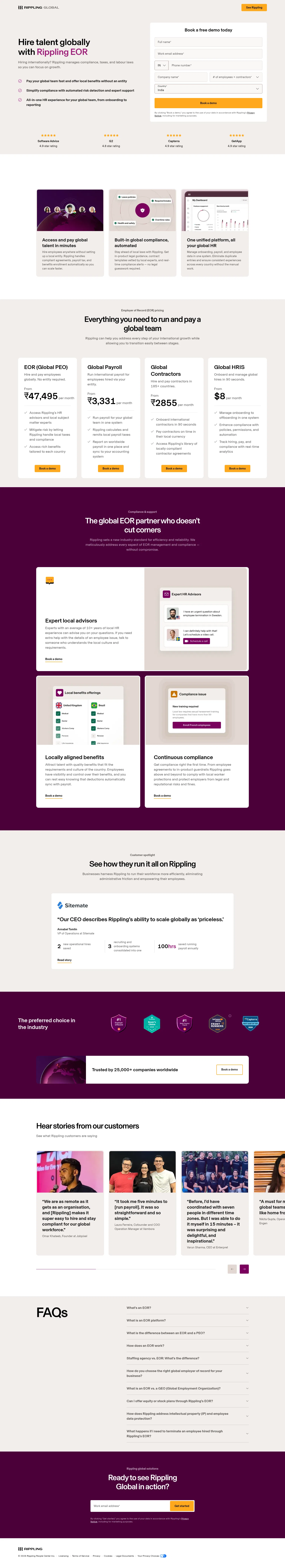 rippling.com/en-IN/lp/paid-global-eor on desktop, full screenshot