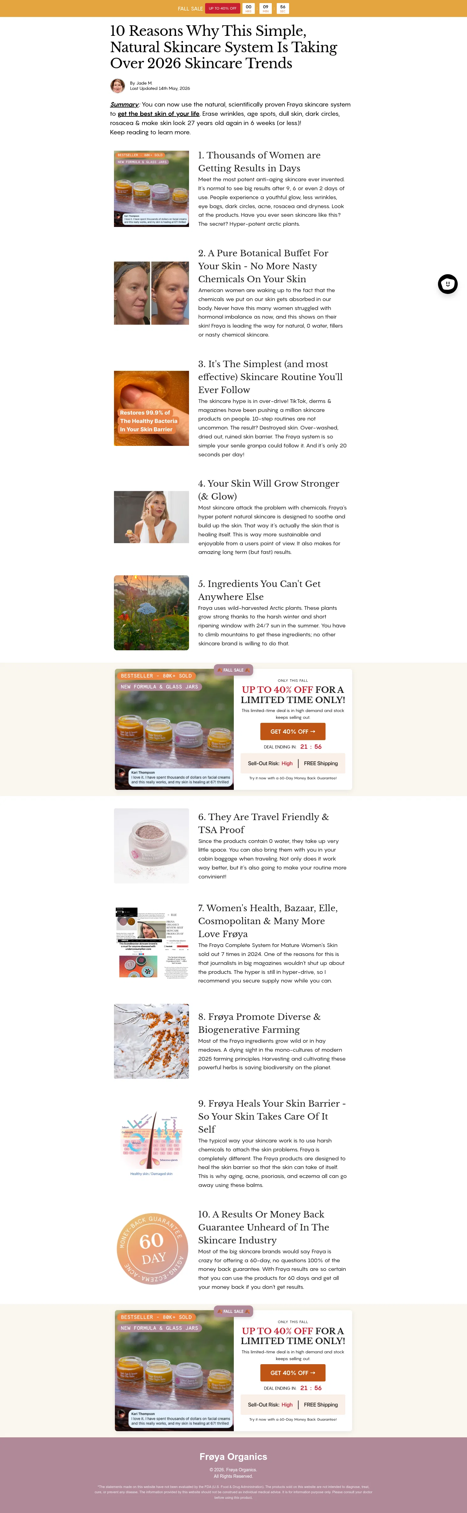 froyaorganics.com/pages/10-reason-why-aging on desktop