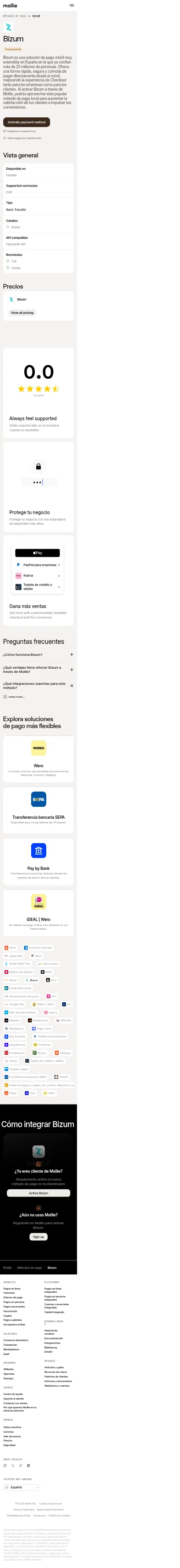 mollie.com/es/payments/bizum on mobile