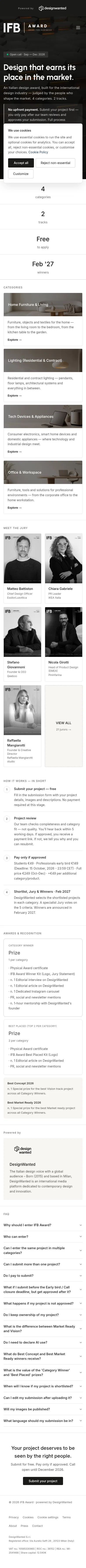 ideasforbusiness.designwanted.com on mobile, full screenshot