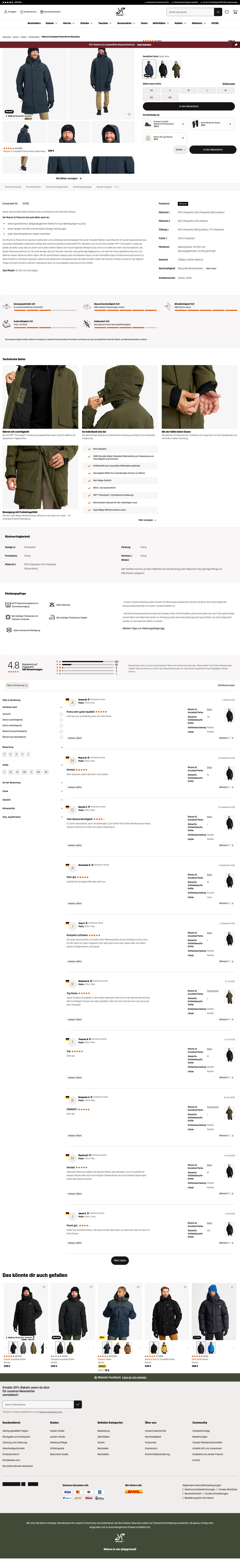 revolutionrace.de/herren/jacken/winterjacken/rhyme-2l-insulated-parka-men on desktop