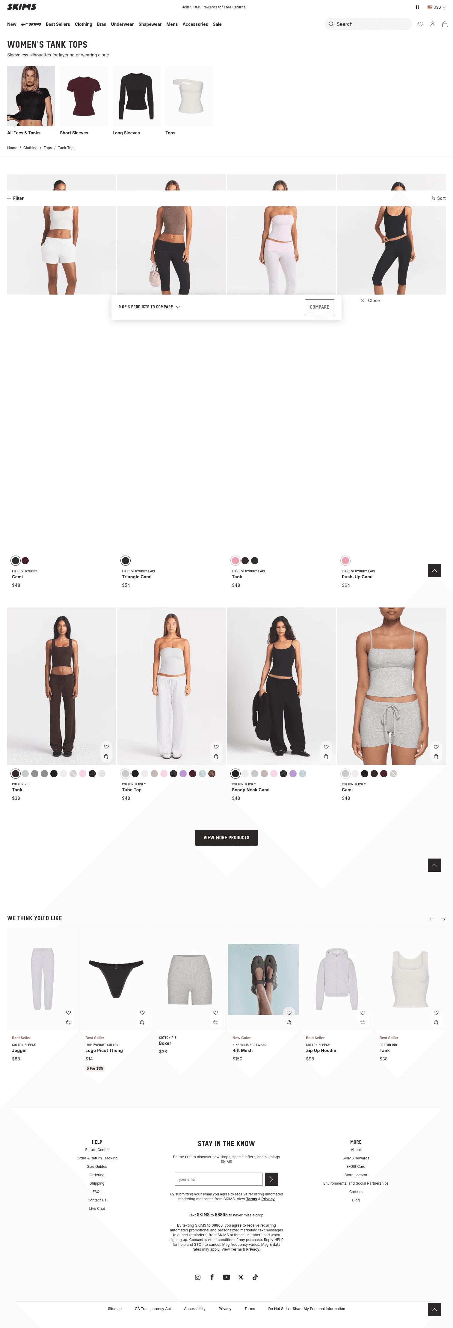 skims.com/collections/tank-tops on desktop