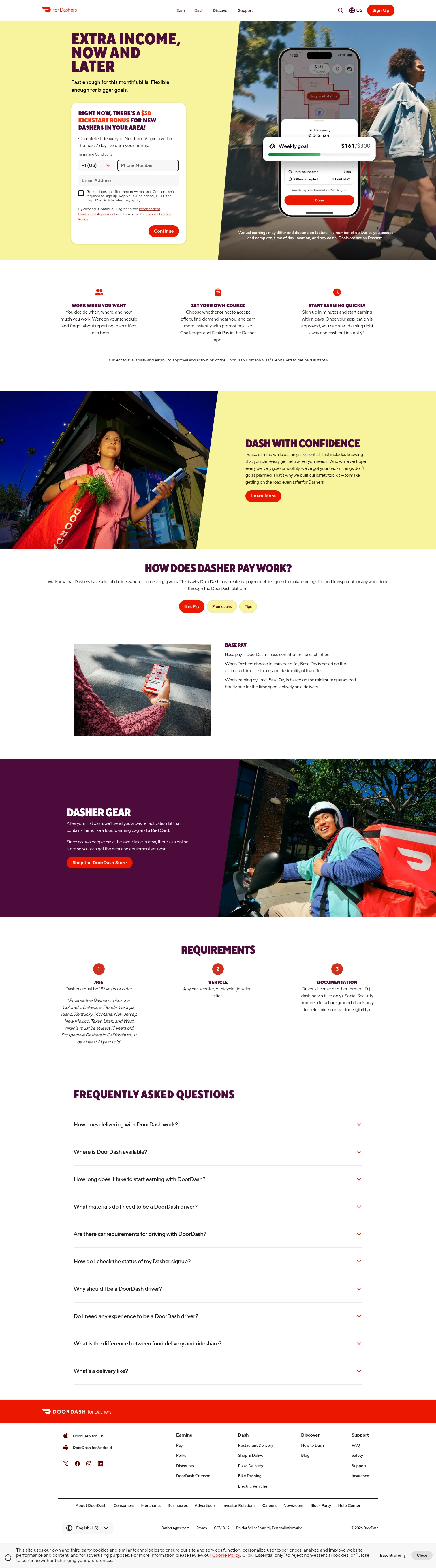 dasher.doordash.com/en-us on desktop
