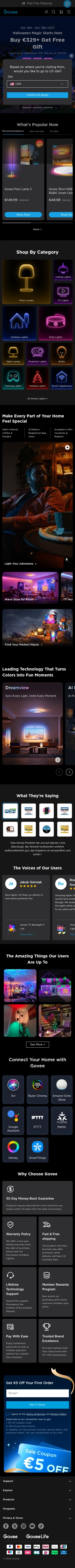 eu-store.govee.com on mobile