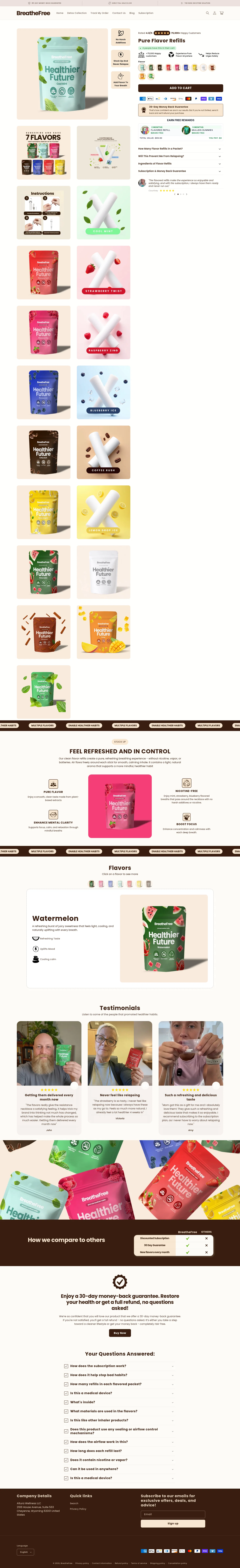 breathefree.shop/products/flavor-refills-copy on desktop