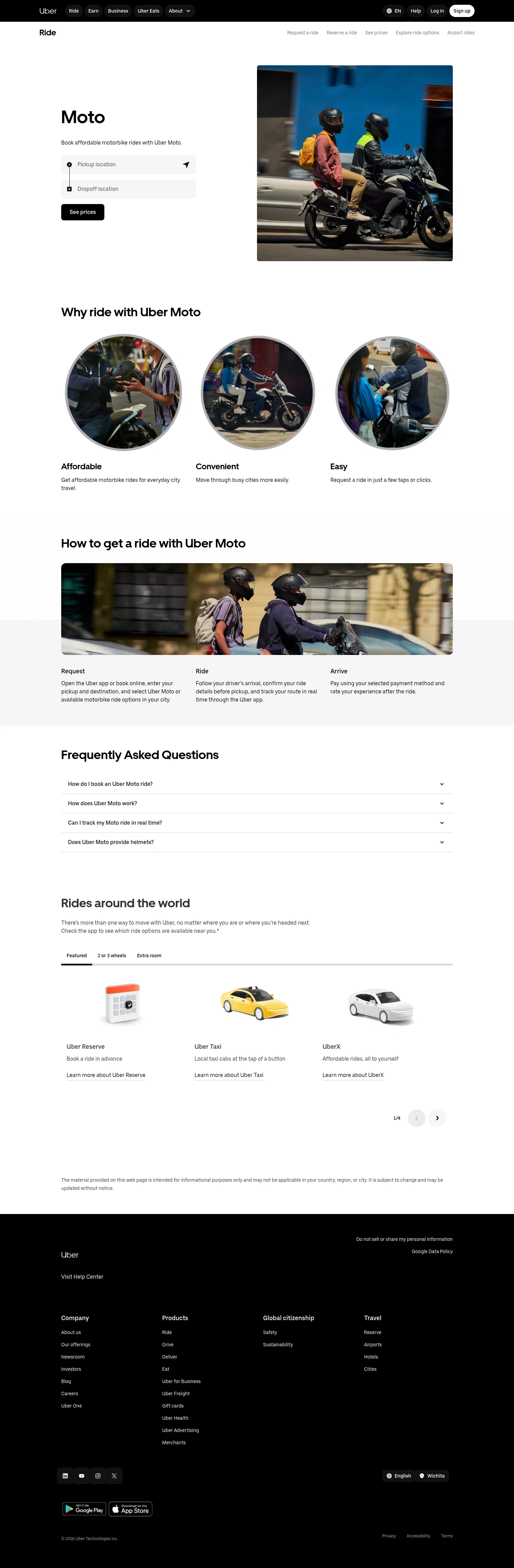uber.com/us/en/ride/uber-moto on desktop, full screenshot