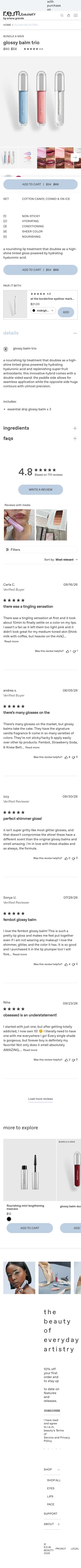 rembeauty.com/products/glossy-balm-best-sellers-trios on mobile