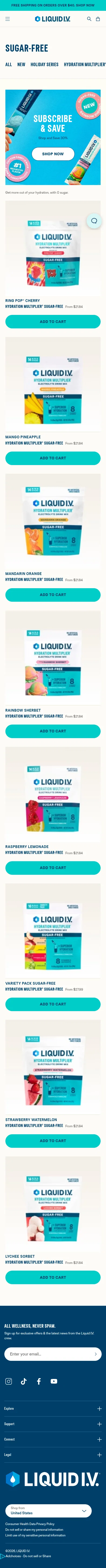 liquid-iv.com/collections/sugar-free on mobile