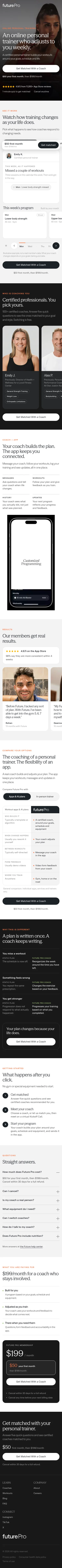 try.future.co/online-personal-training on mobile