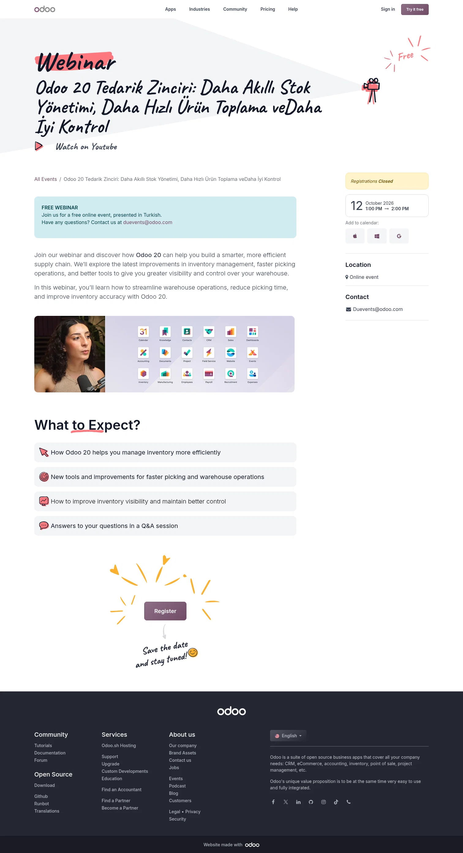 odoo.com/event/odoo-20-tedarik-zinciri-daha-ak%C4%B1ll%C4%B1-stok-yonetimi-daha-h%C4%B1zl%C4%B1-urun-toplama-vedaha-iyi-kontrol-11554/register on desktop