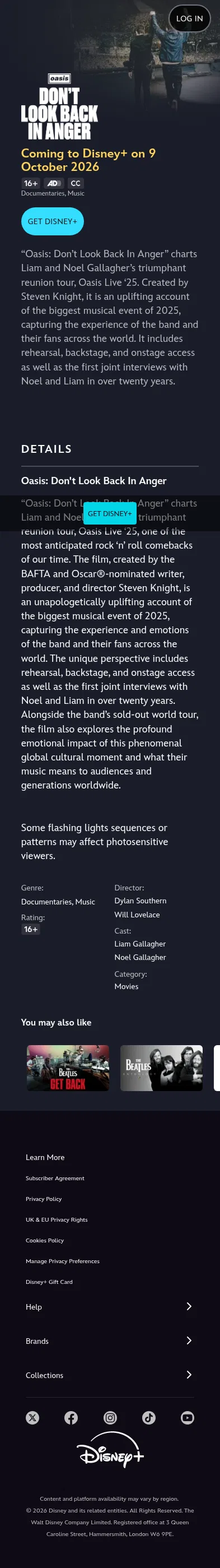 disneyplus.com/en-gb/browse/entity-09aa241f-b771-4323-a7ac-e2dae4f3782e on mobile, full screenshot