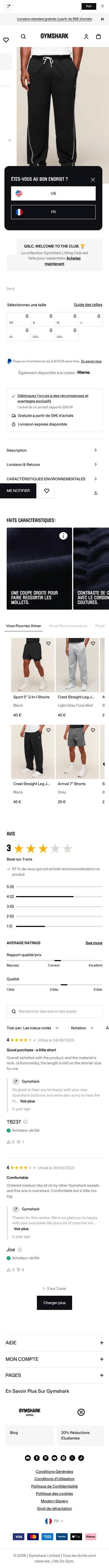 fr.checkout.gymshark.com/products/gymshark-collegiate-straight-leg-pant-pants-black-ss25 on mobile