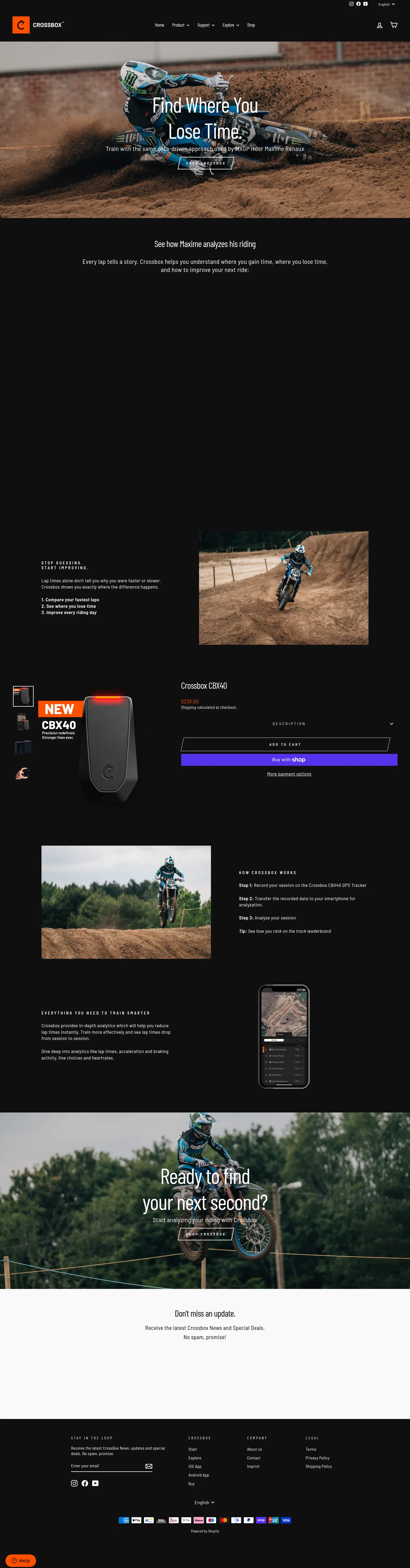 crossboxapp.com/pages/maxime-renaux on desktop, full screenshot