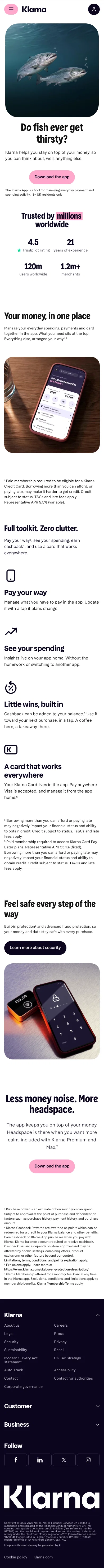 klarna.com/uk/campaign-app on mobile