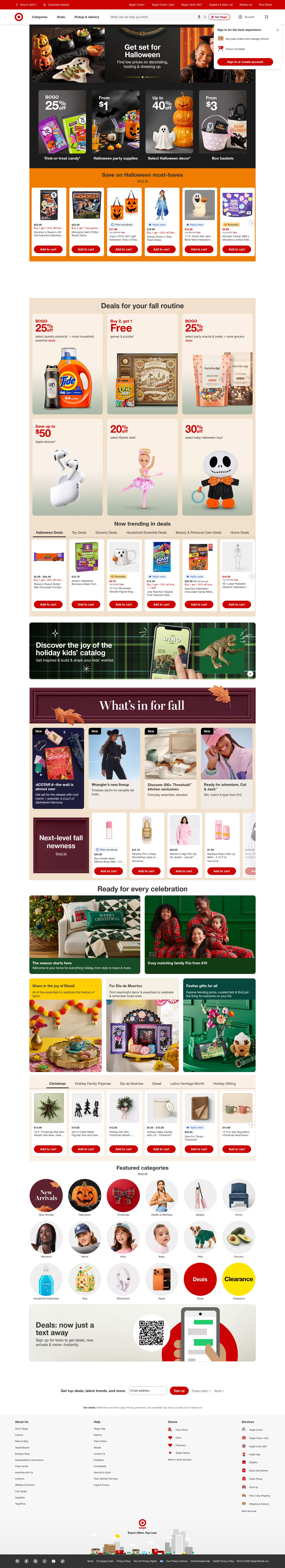 target.com on desktop