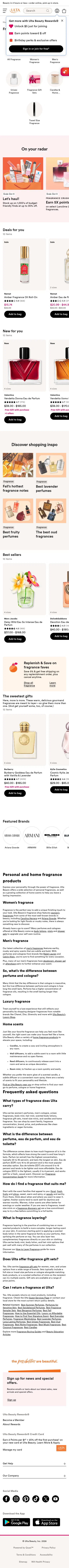 ulta.com/shop/fragrance on mobile
