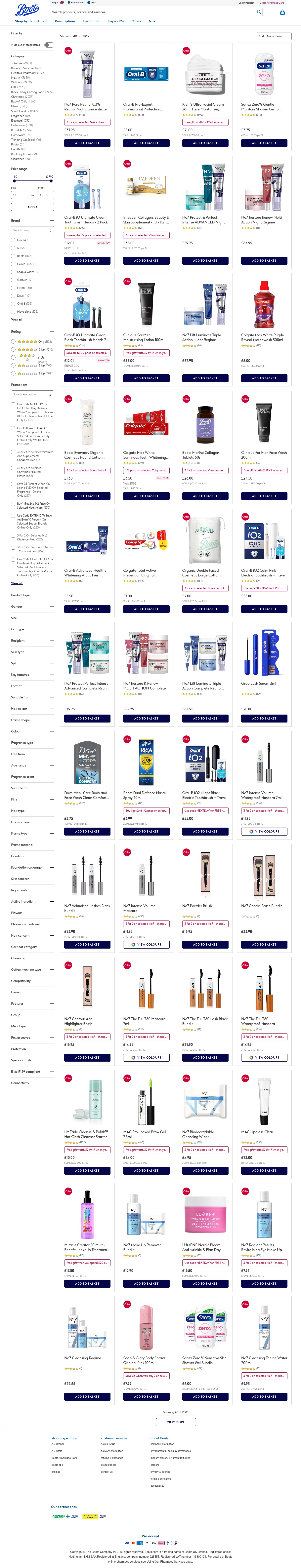 boots.com/sitesearch on desktop