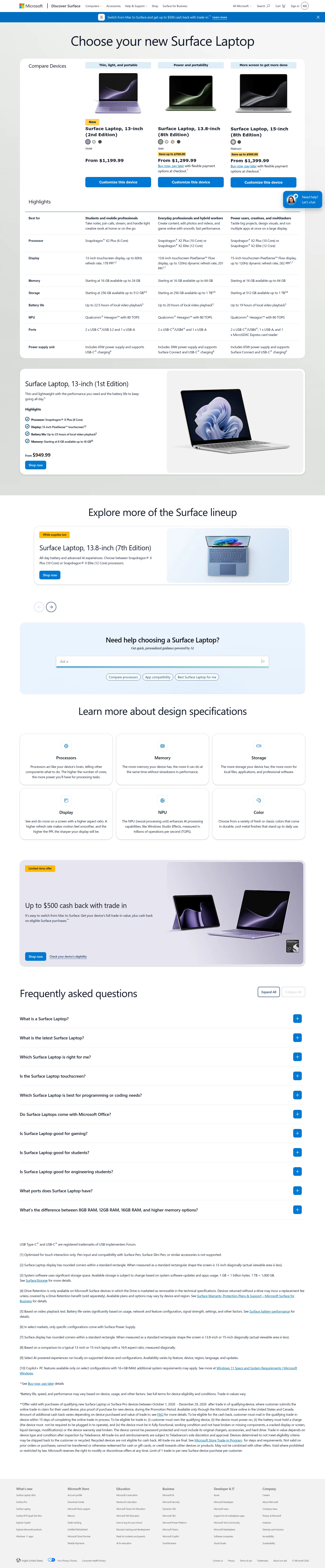 microsoft.com/en-us/store/b/buy-surface-laptop on desktop