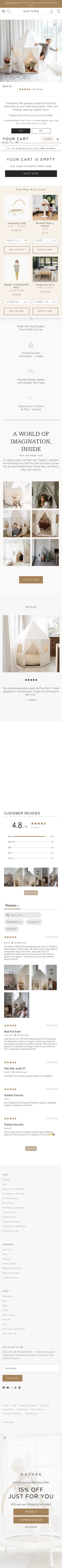 gathre.com/products/play-tent on mobile