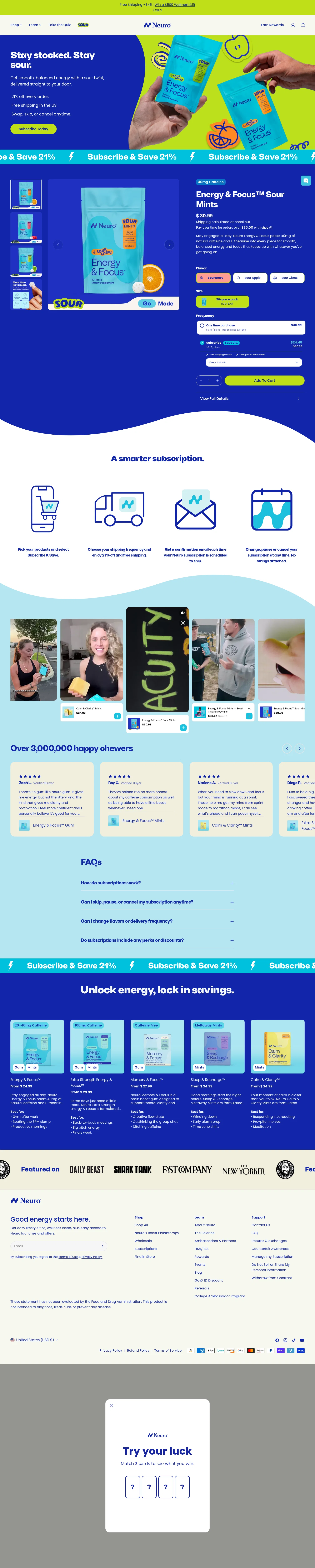 neurogum.com/pages/sour-subscription on desktop