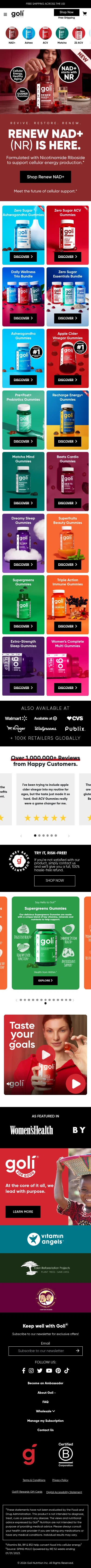 goli.com on mobile