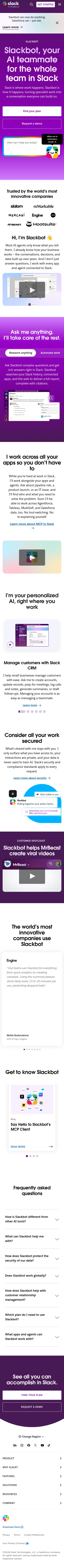 slack.com/features/slackbot on mobile