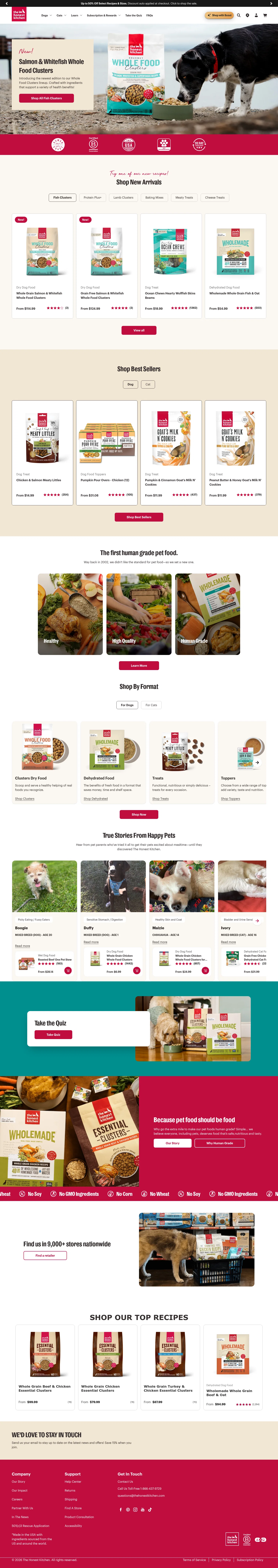 thehonestkitchen.com on desktop