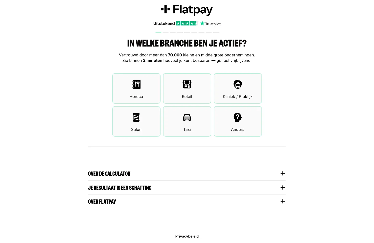 flow.flatpay.com/fp-nl-meta-calculate on desktop, full screenshot