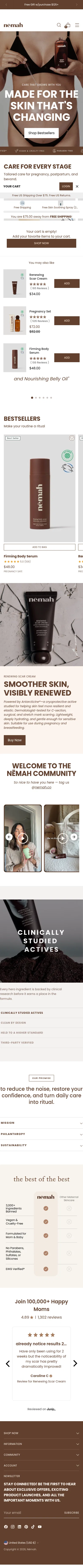 nemah.com on mobile