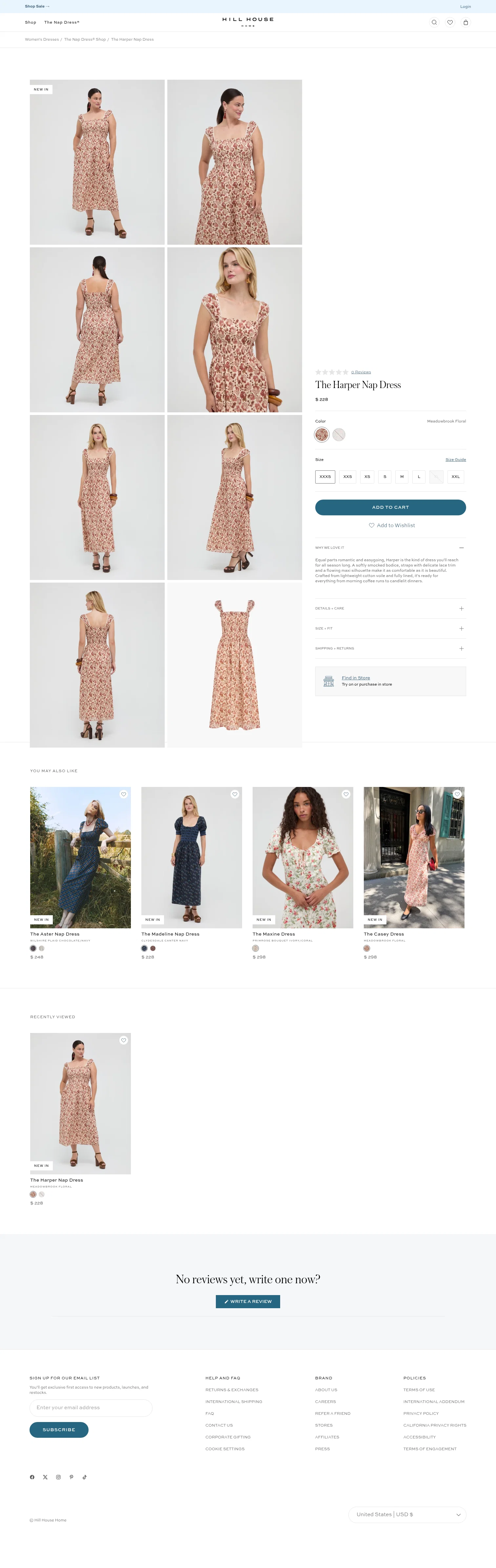 hillhousehome.com/products/the-harper-nap-dress-meadowbrook-floral on desktop