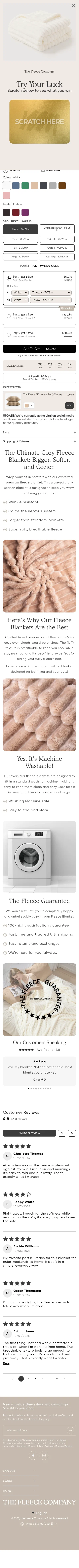 thefleececompany.com/products/blanket on mobile
