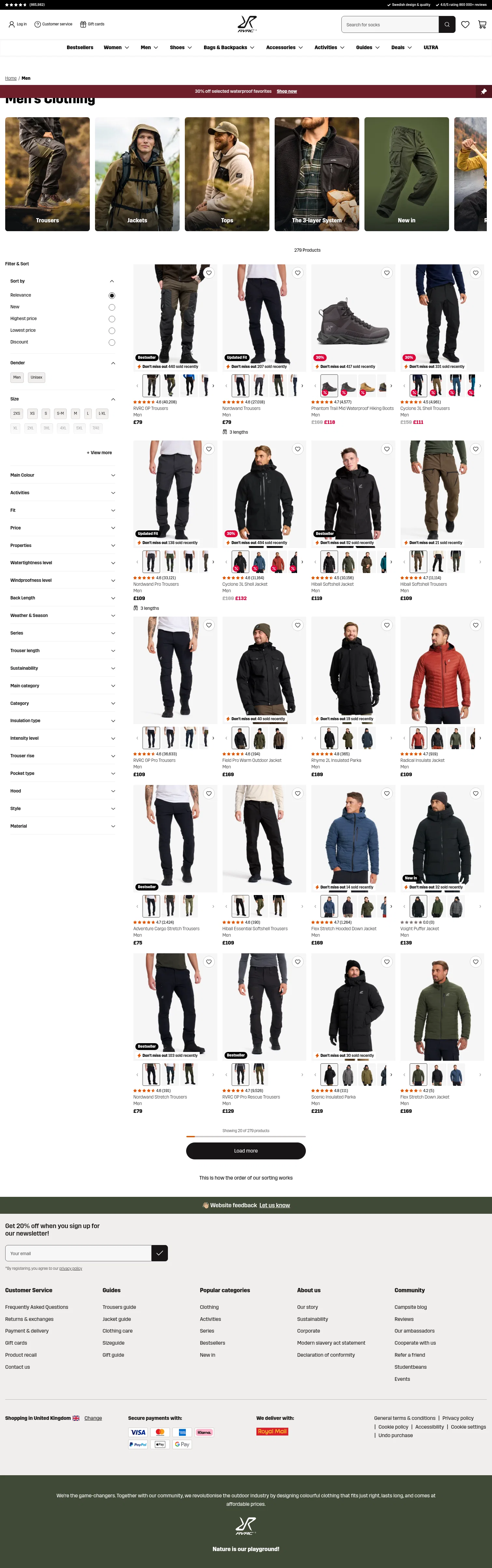 RevolutionRace landing page