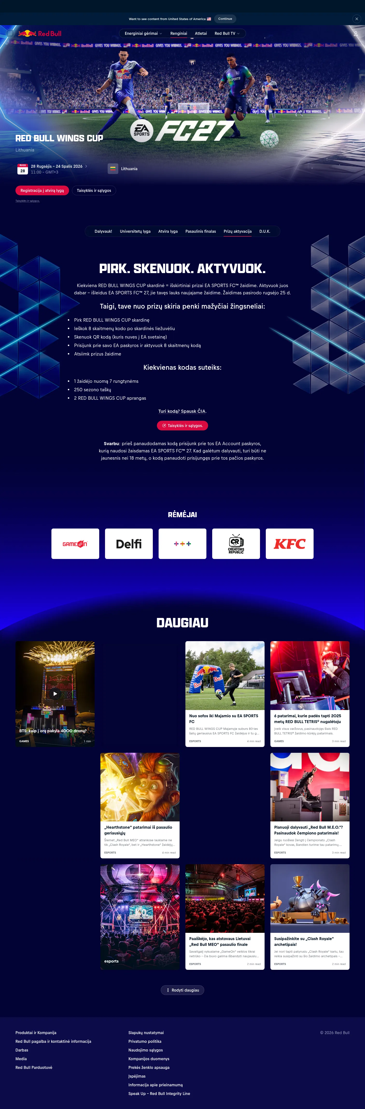 redbull.com/lt-lt/events/red-bull-wings-cup-lithuania-2026/red-bull-wings-cup-prizu-aktyvacija on desktop, full screenshot