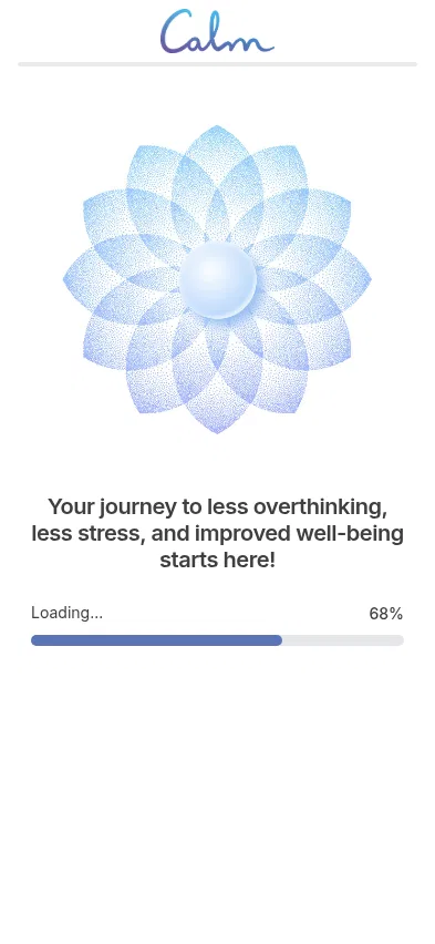 quiz.calm.com/calm-cc7b0 on mobile, full screenshot