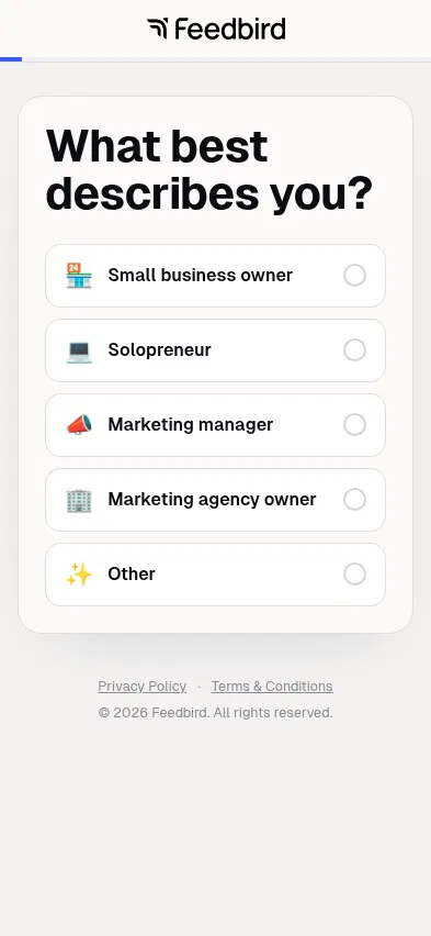 feedbird.com/plan on mobile, full screenshot