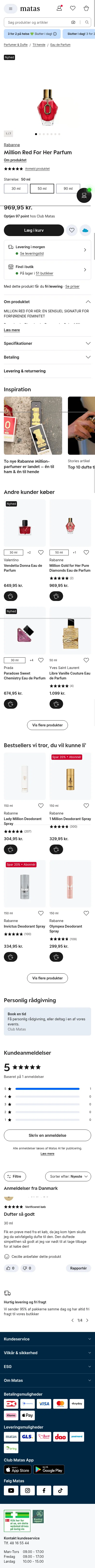 matas.dk/rabanne-million-gold-for-her-red-eau-de-parfum_1038376 on mobile