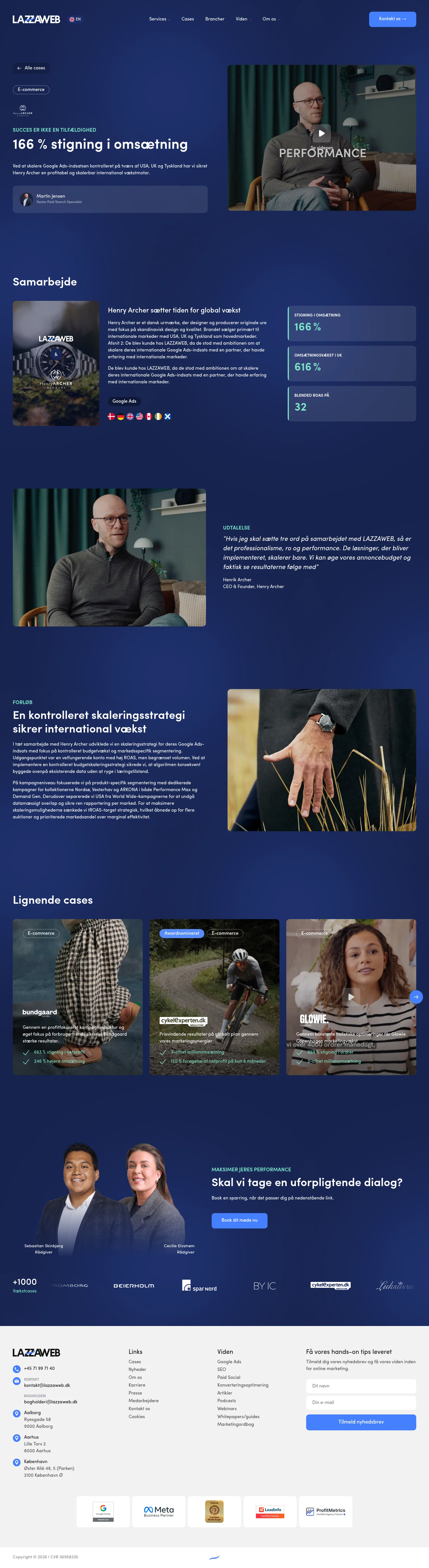 Lazzaweb landing page