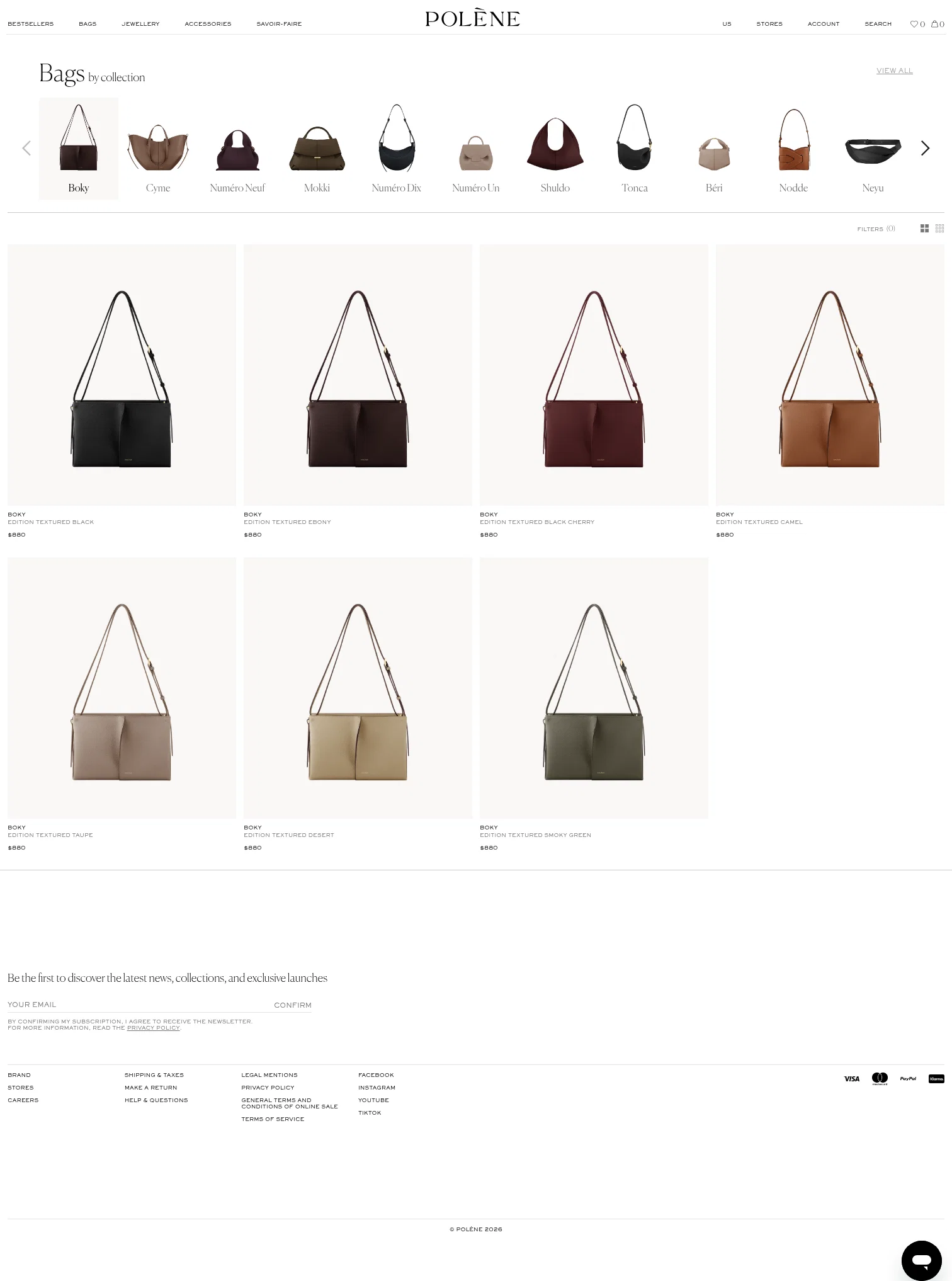 Polène landing page