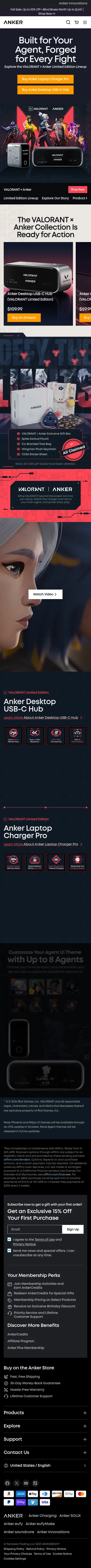 anker.com/anker-x-valorant-laptop-companion-boa on mobile, full screenshot