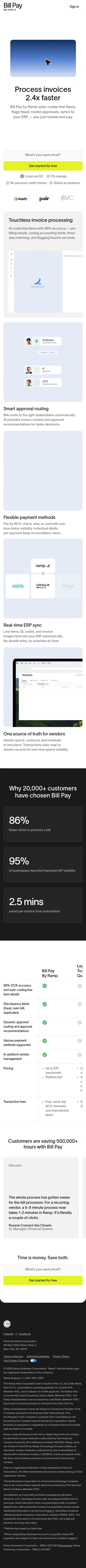 billpay.com on mobile