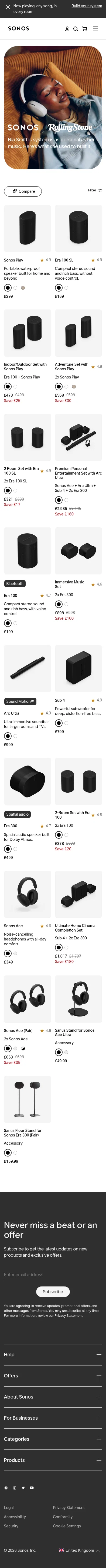 sonos.com/en-gb/shop/rolling-stone on mobile