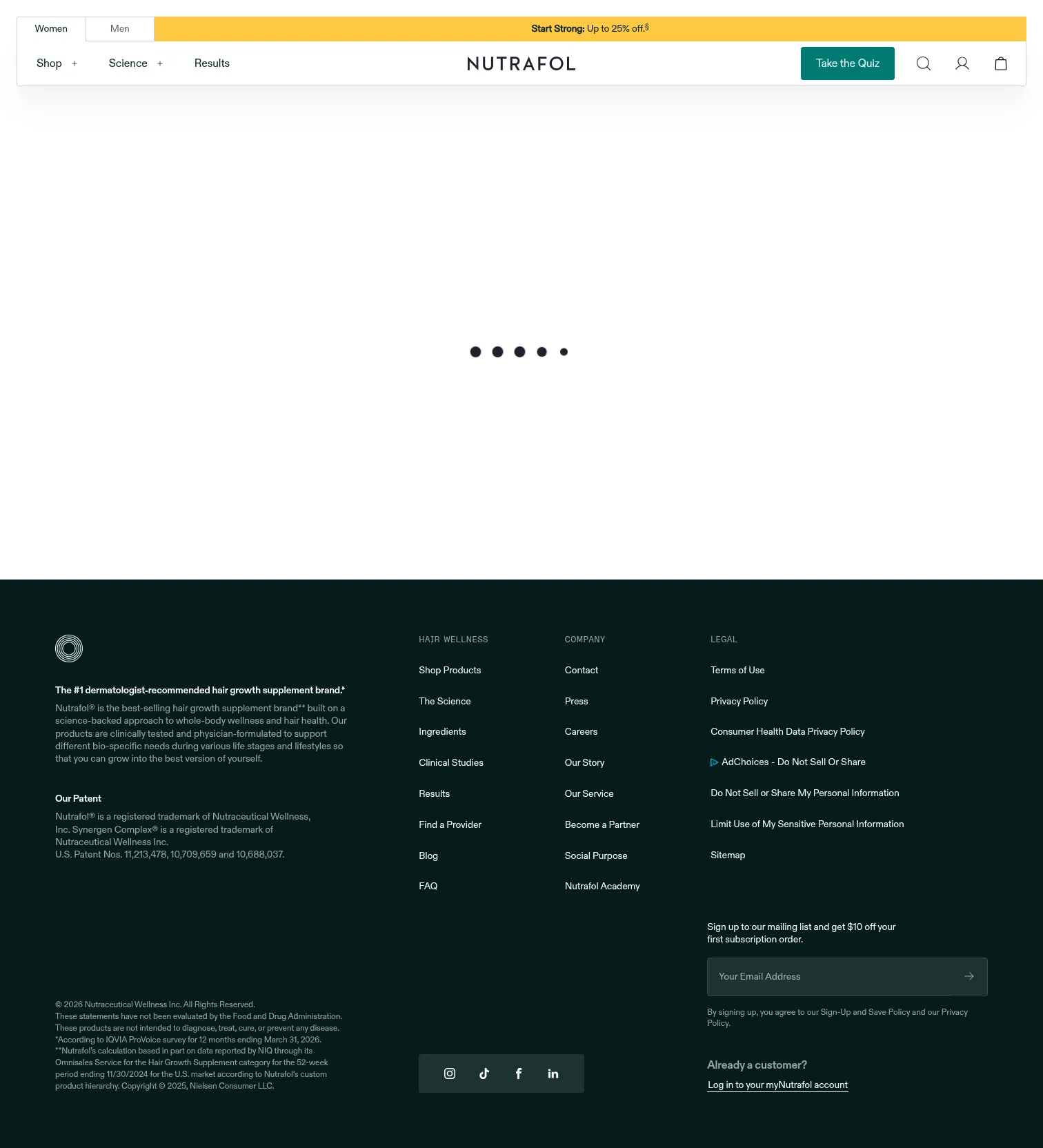 nutrafol.com/hair/benefits/services/referral/refer-a-friend on desktop