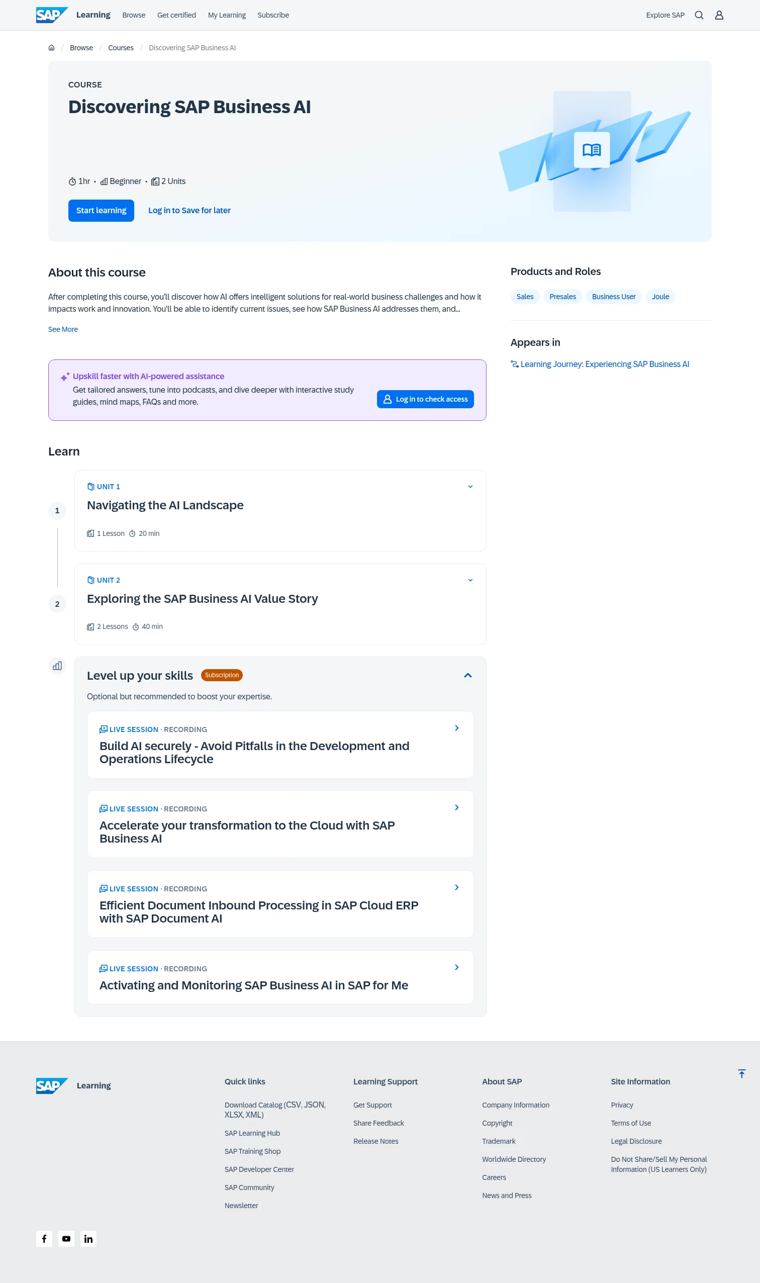 learning.sap.com/courses/discovering-sap-business-ai-1 on desktop
