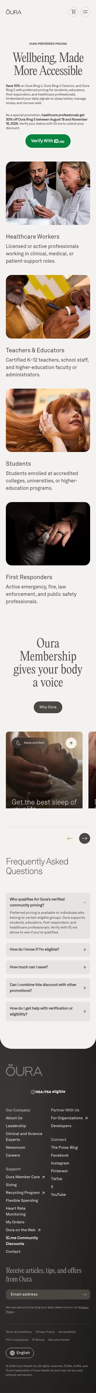 ouraring.com/oura-preferred-pricing on mobile