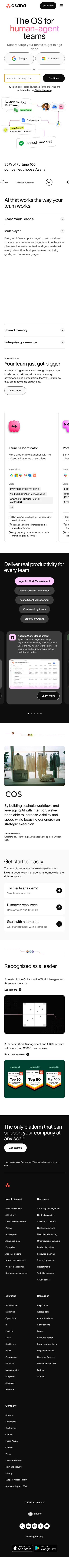 asana.com on mobile