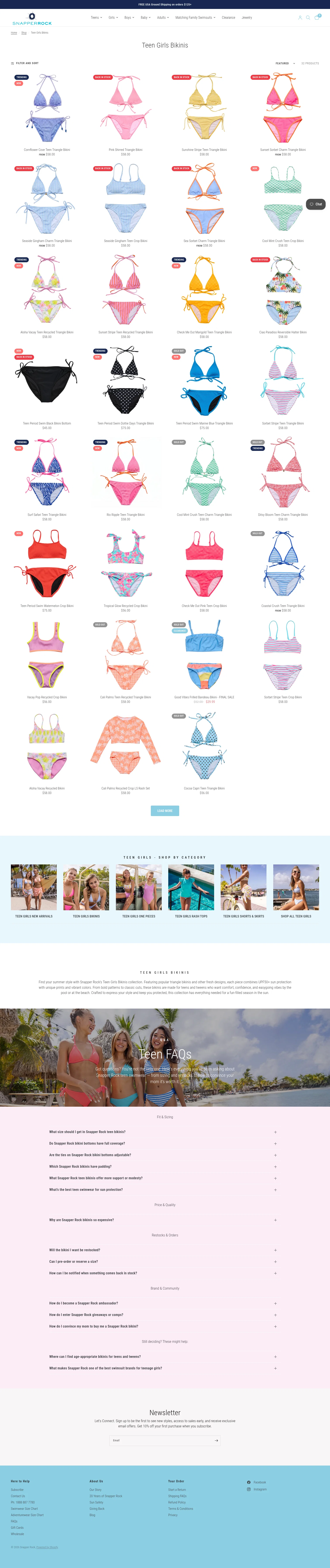 Snapper Rock landing page