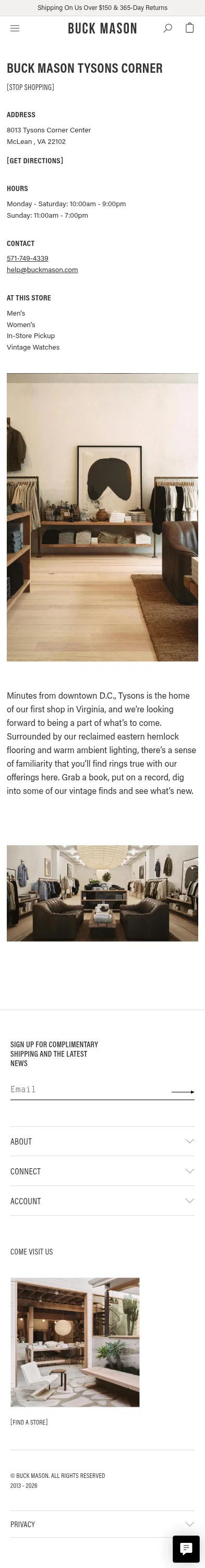 buckmason.com/pages/tysons-corner on mobile